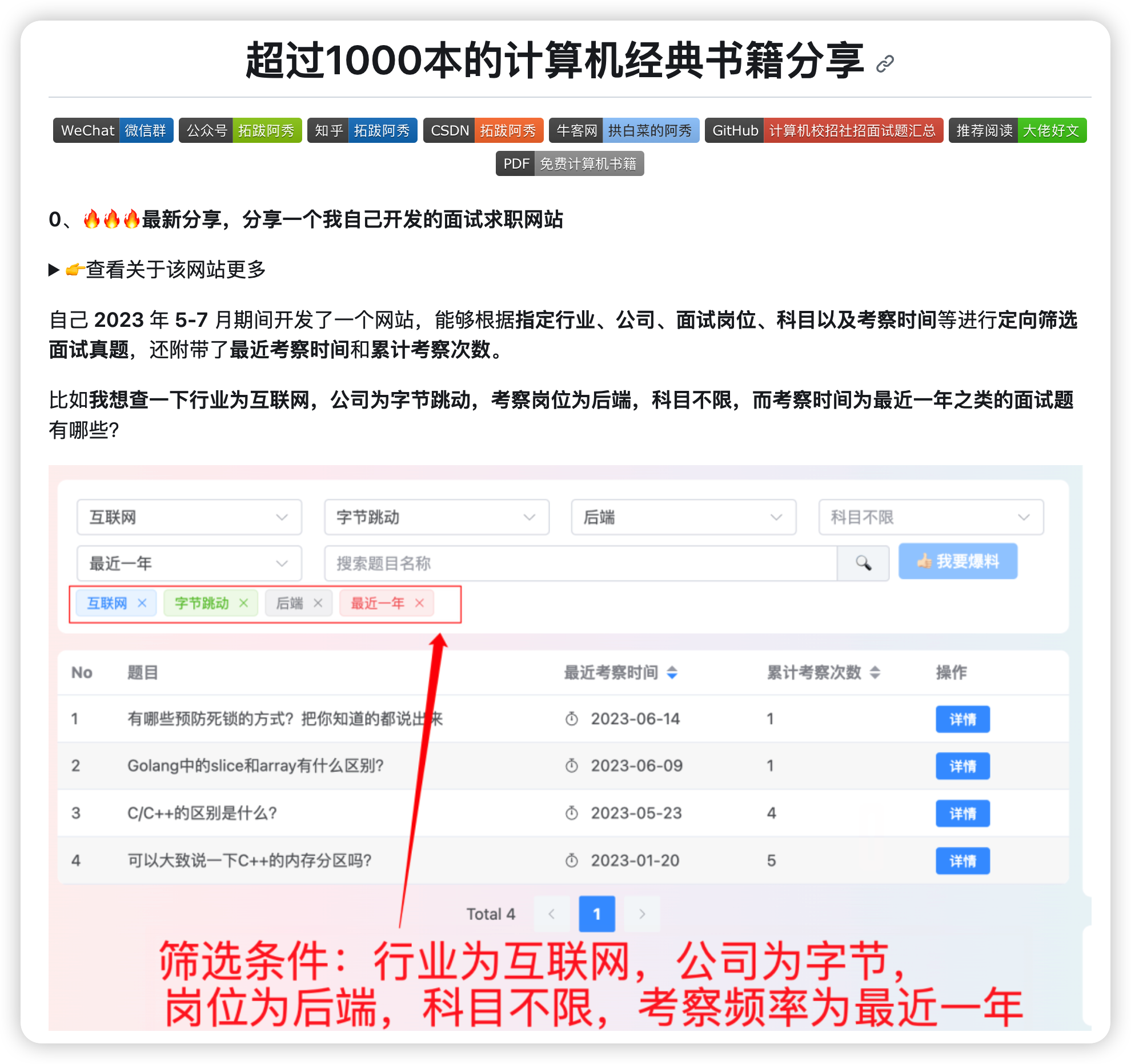超过1000本的计算机经典书籍分享 – CS-Books