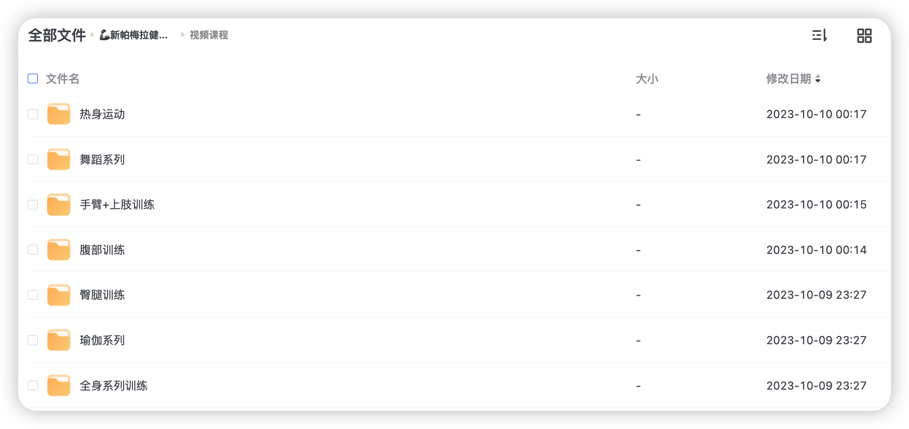 新帕梅拉健身全集高清课程【28GB】