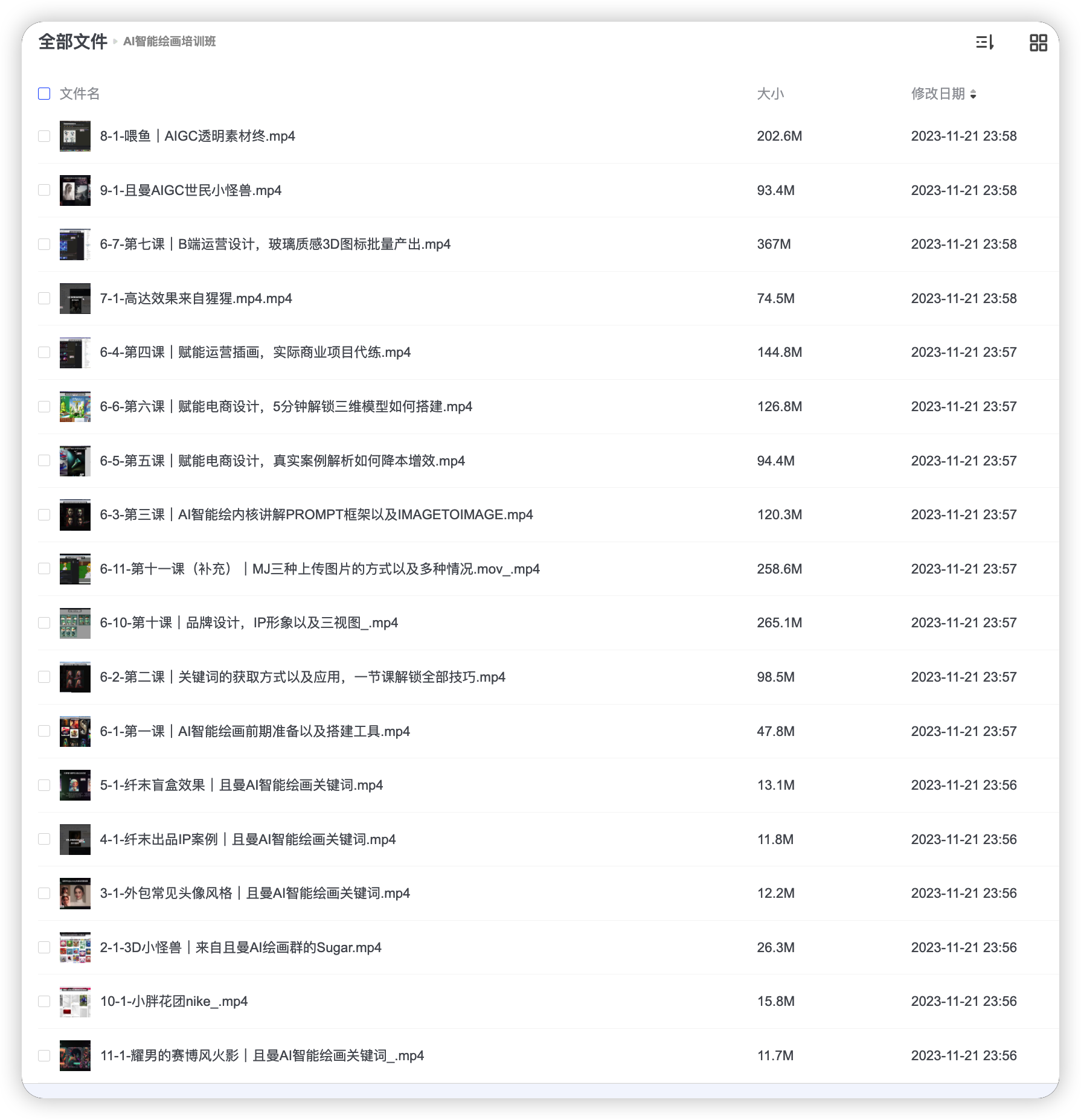 AI智能绘画培训班课程-Midjourney从入门到精通