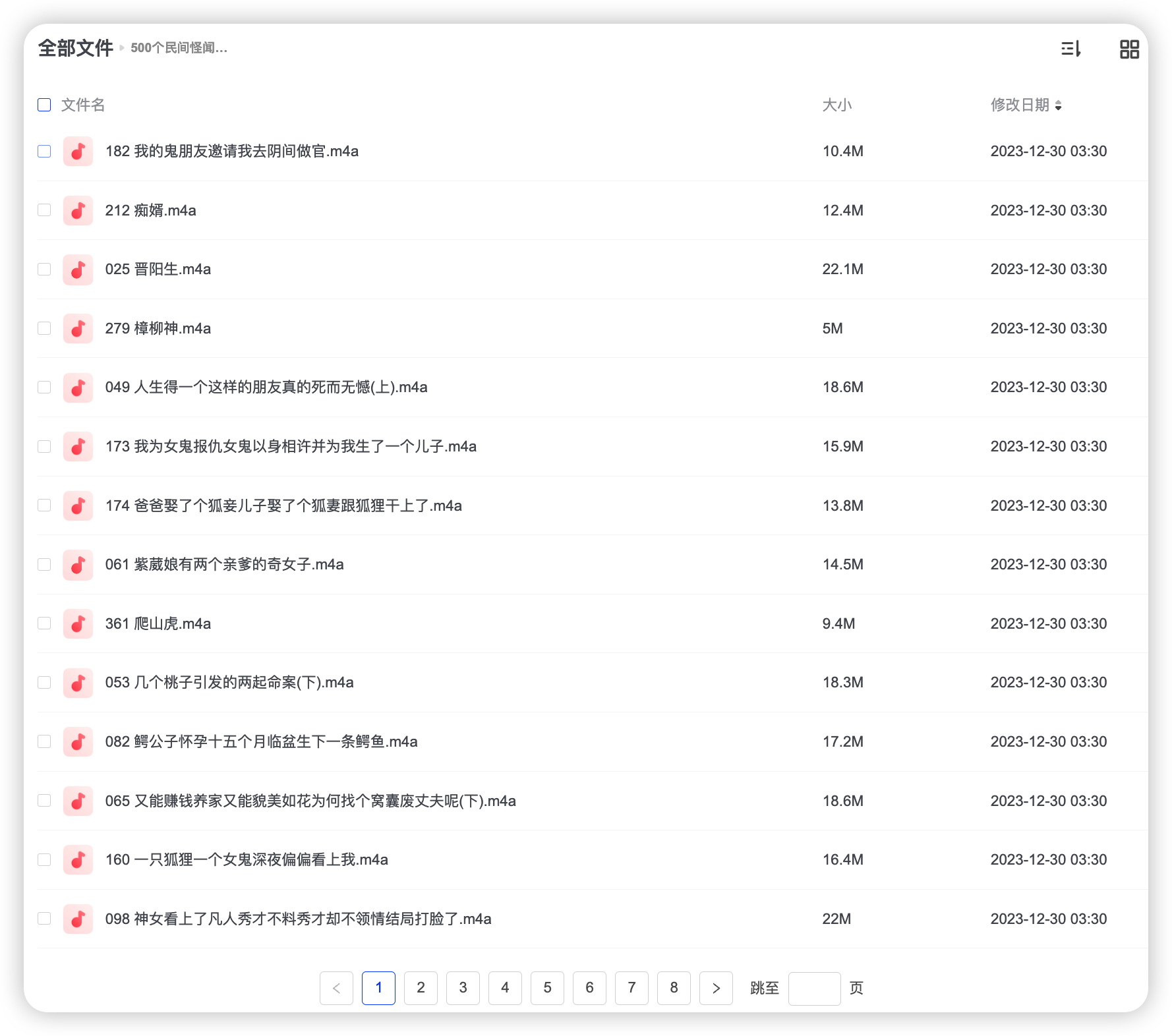 500个民间怪闻故事.佚名.演播国之学文化